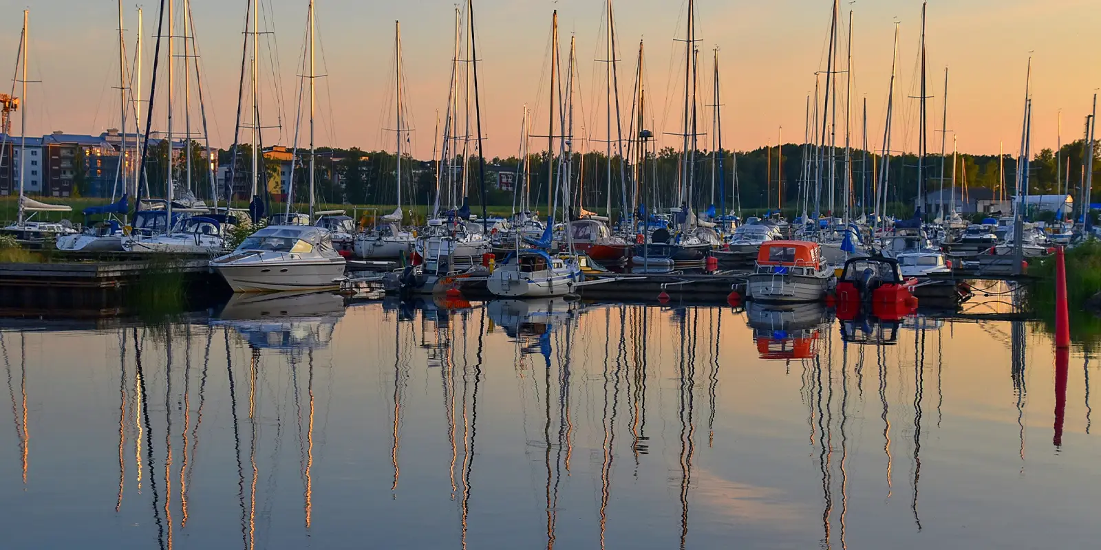 Boats in Nyköping, Sweden