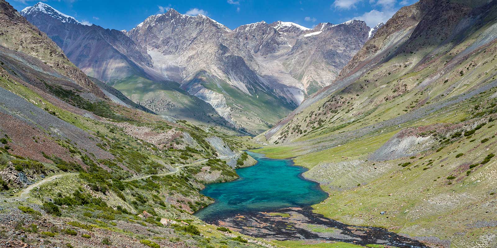 Lake in the Tien Shan Mountains, Kyrgyzstan