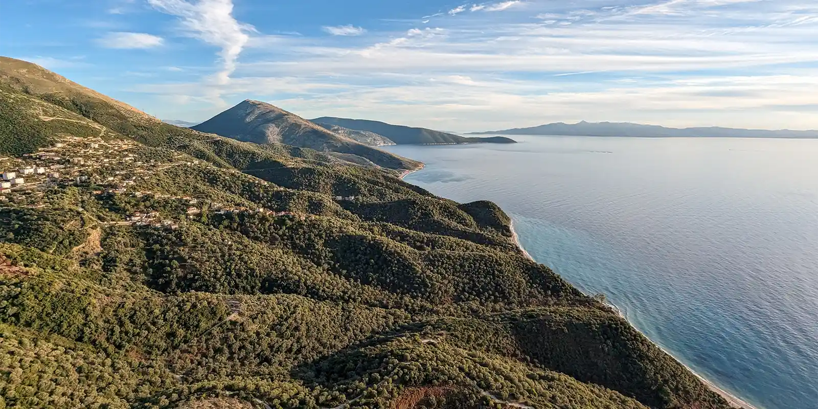 The Ionian coast in Albania
