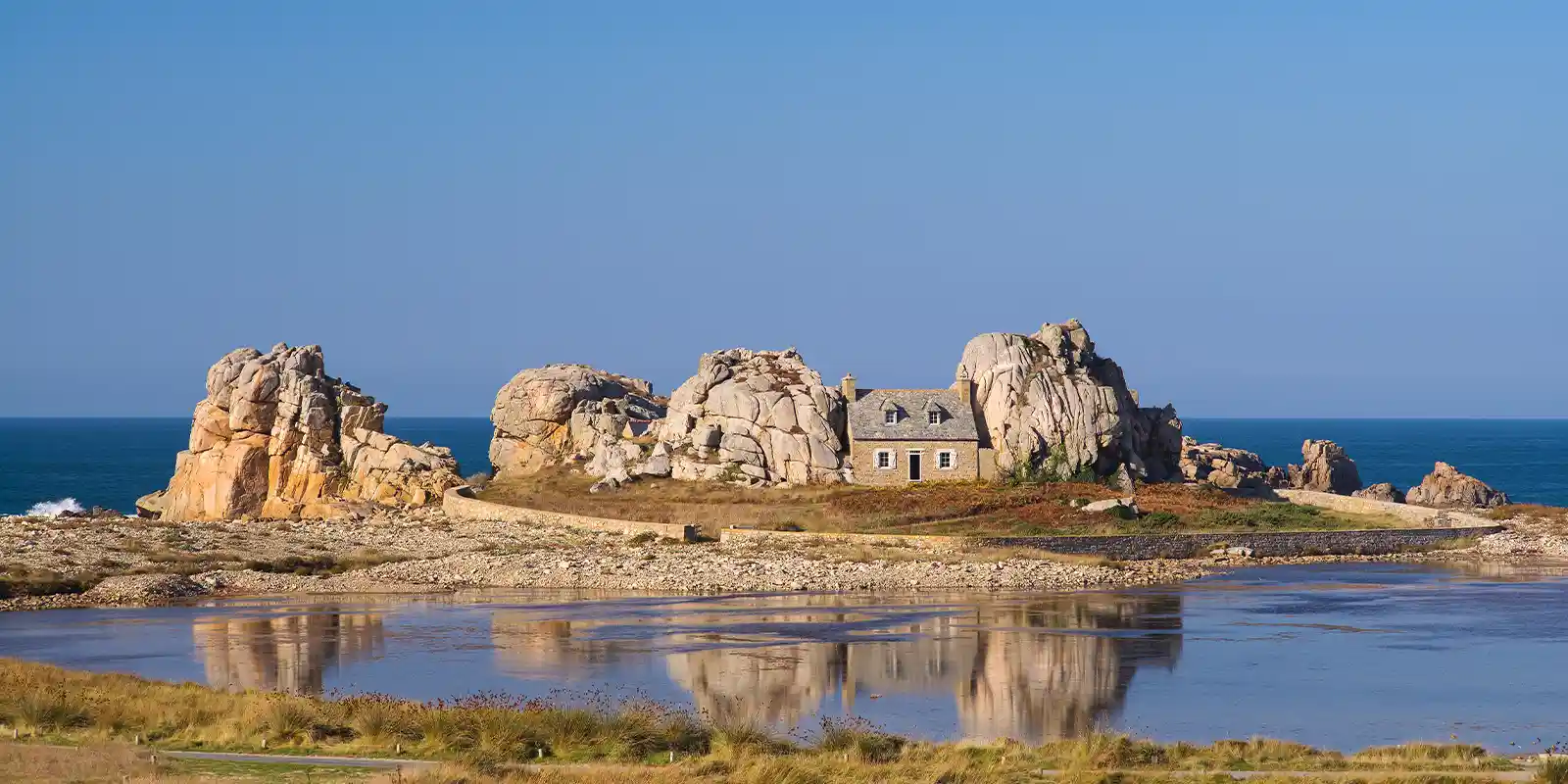 The Lonely Lagoon, in Brittany France