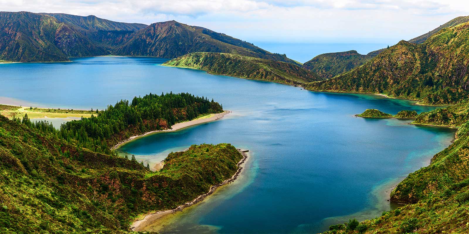 Lagoa do Fogo on São Miguel Island in the Azores