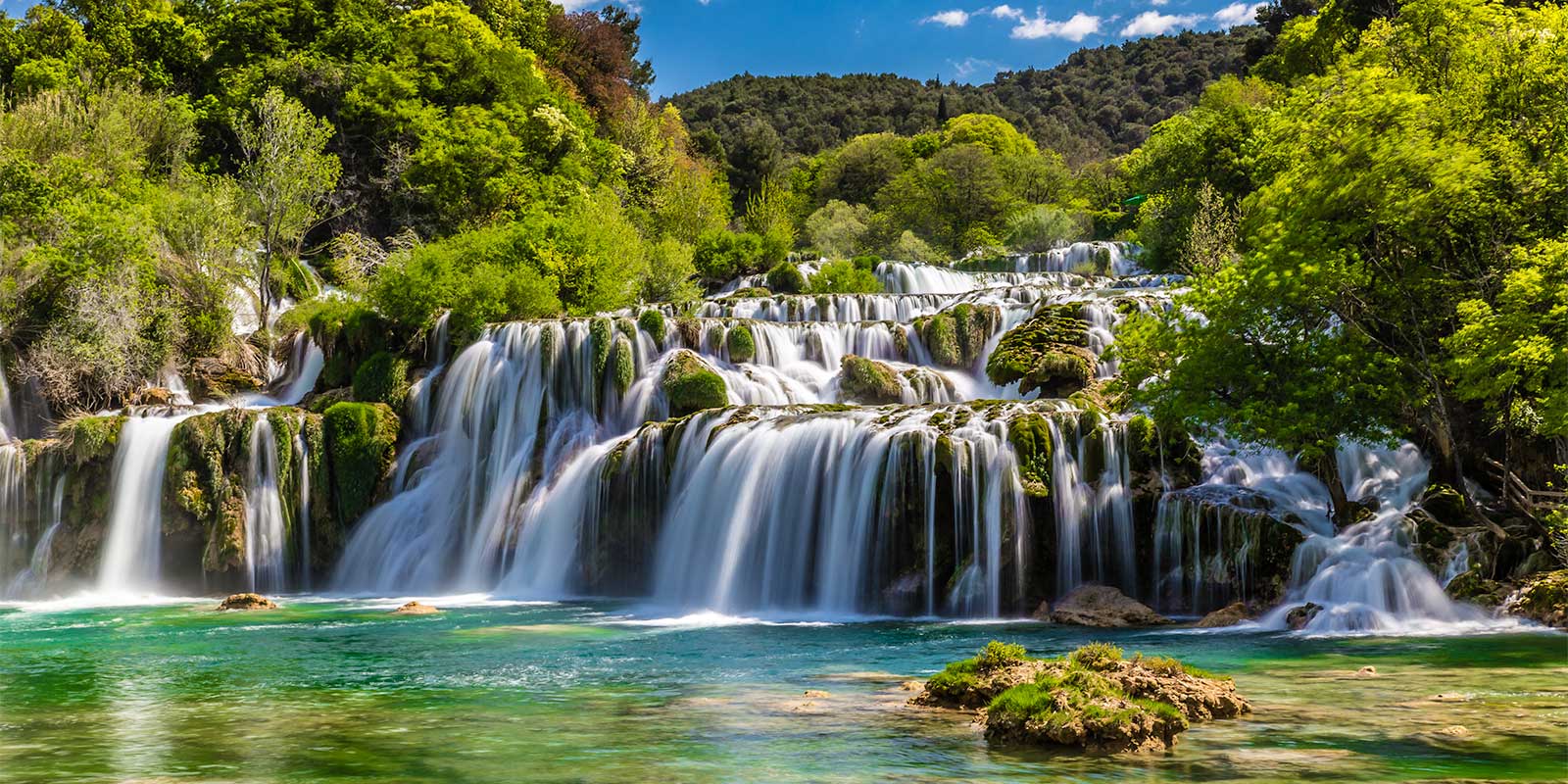 Skradinski Buk waterfall in Krka National Park, Croatia