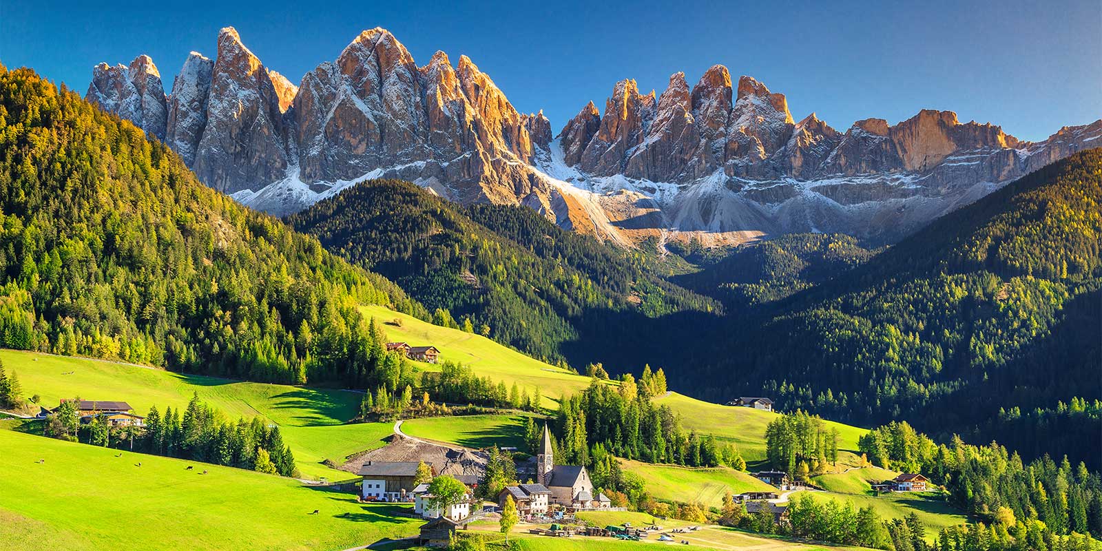 Val di Funes Valley & Santa Maddalena in the Dolomites, Italy