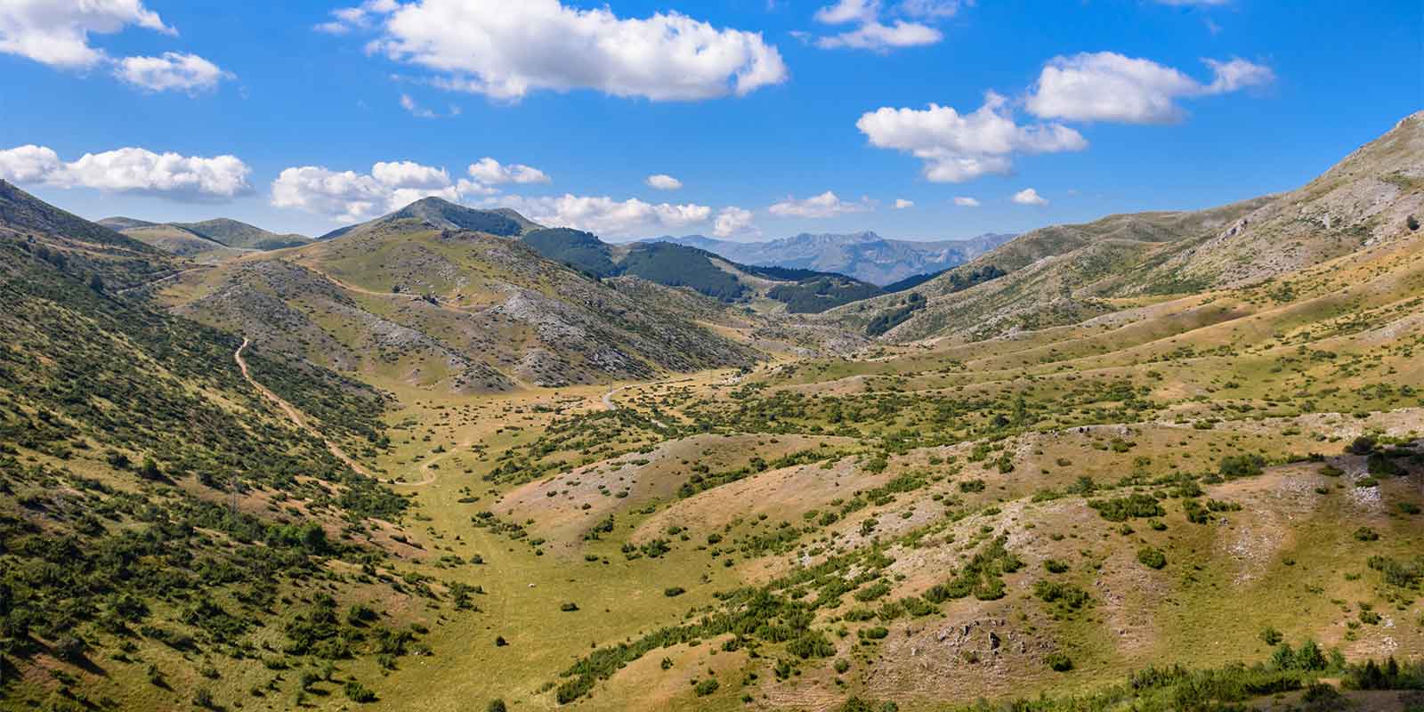 Mavrovo National Park near Medenica Peak in Macedonia