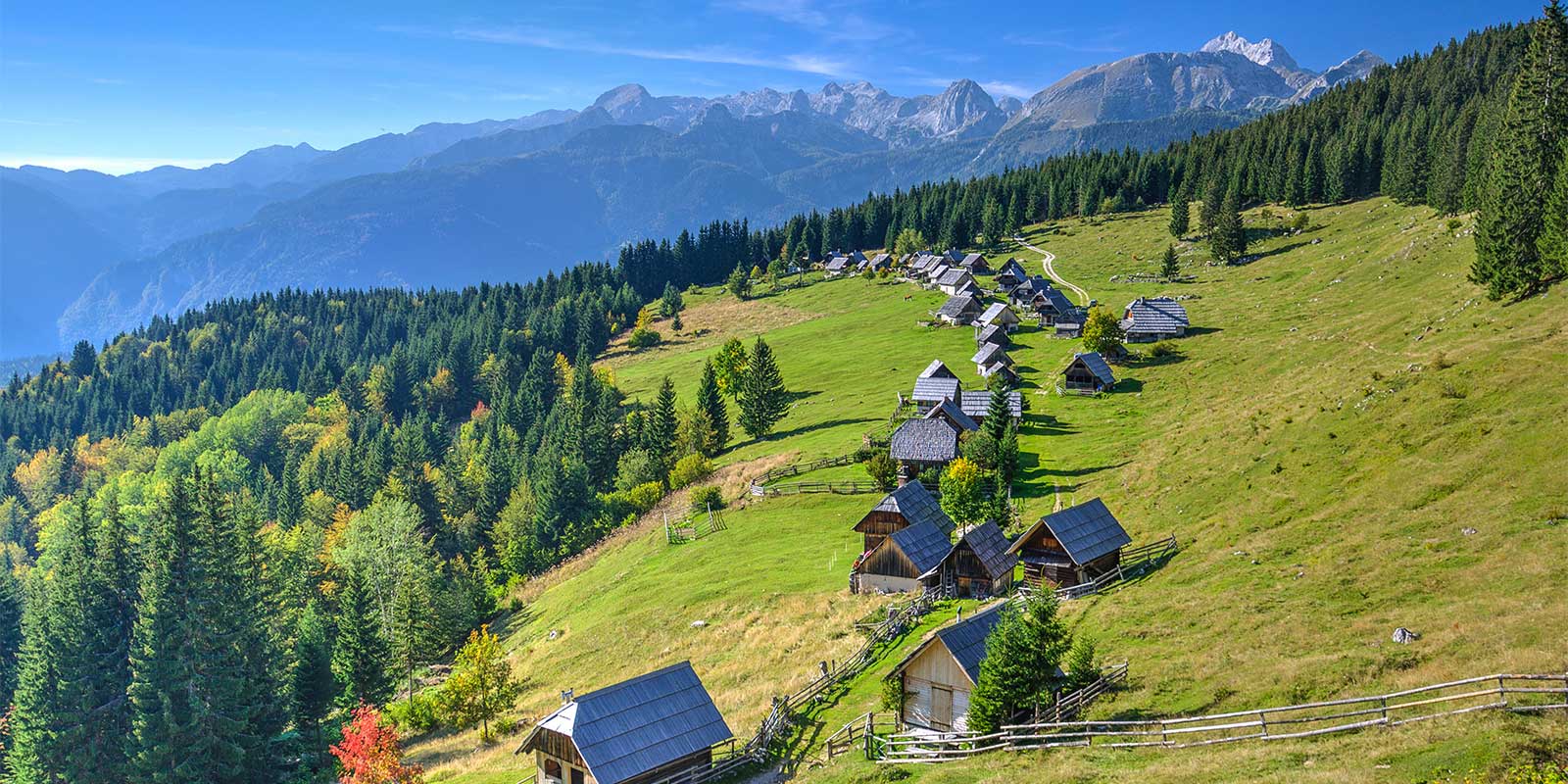 Planina Zajamniki in Bohinj, Slovenia