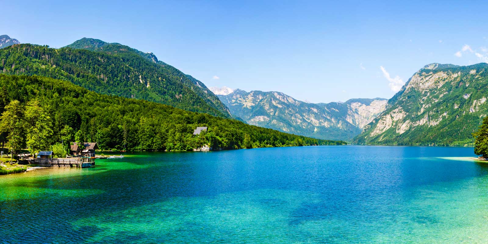 Lake Bohinj in Slovenia