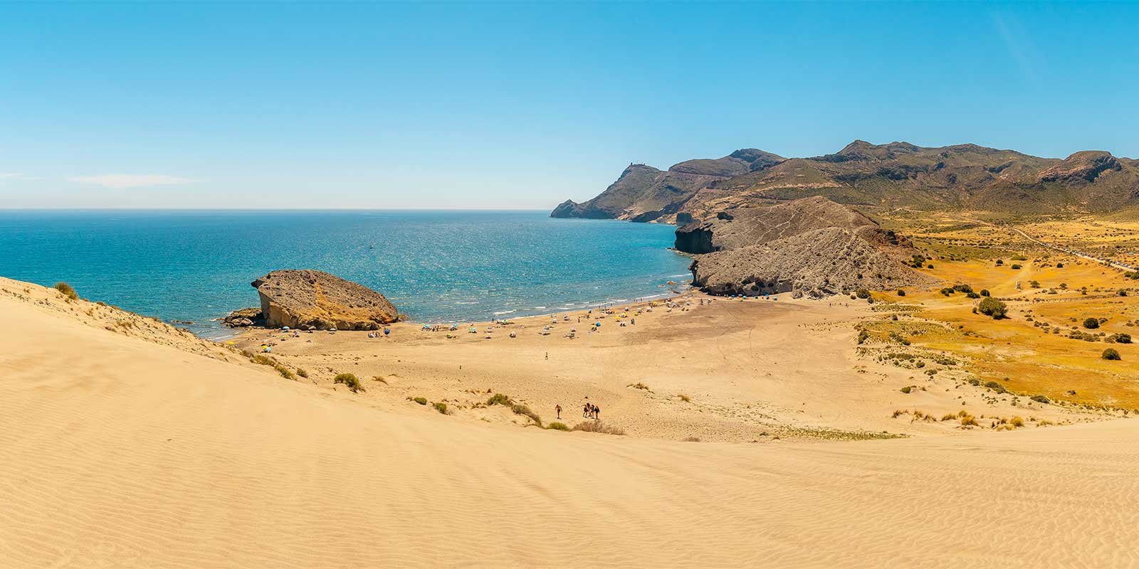 Monsul beach in Cabo de Gata Natural Park, Spain