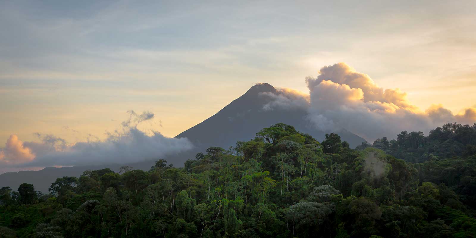 Sunrise at Arenal Volcano, Costa Rica