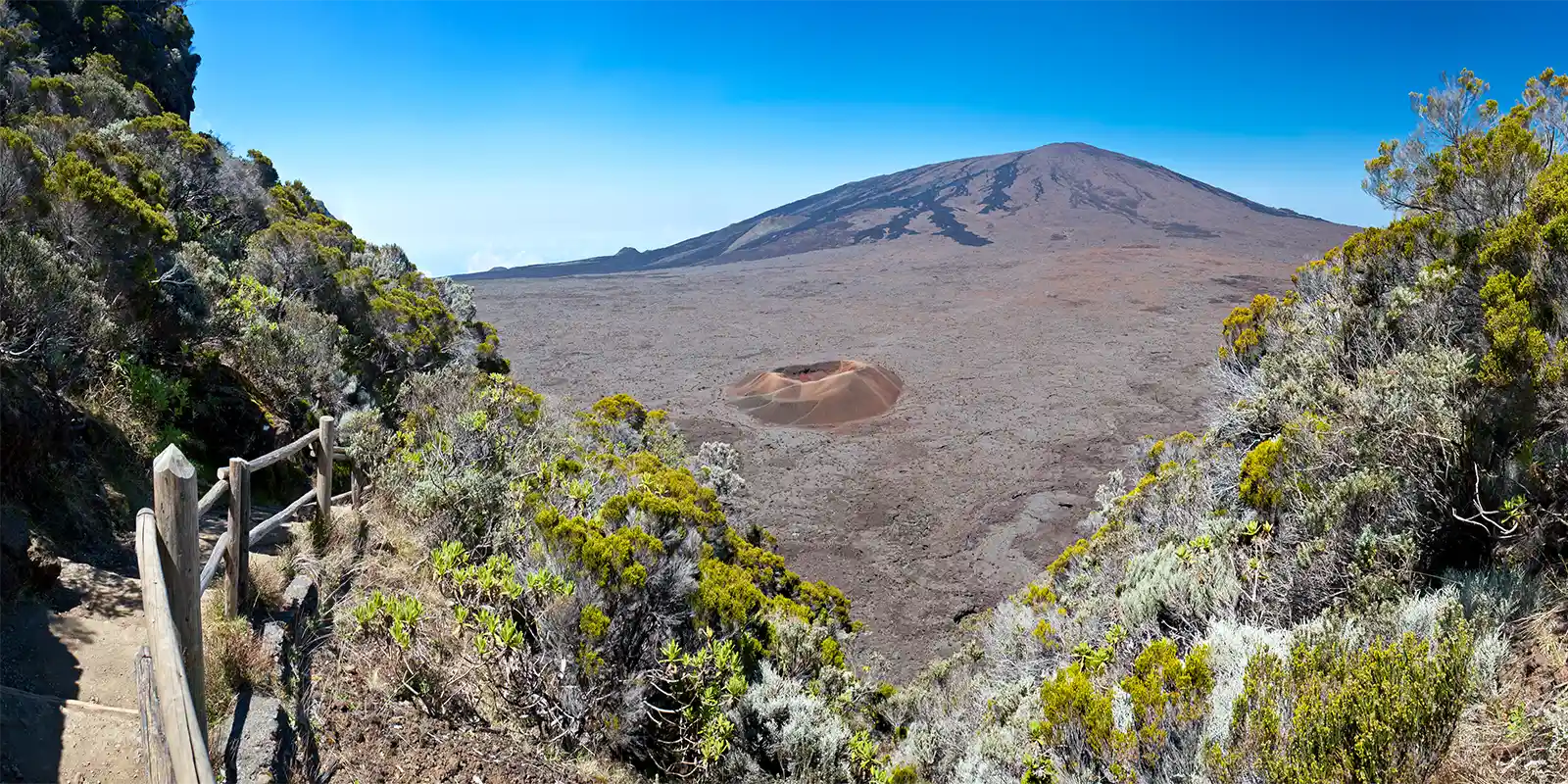 Piton de la Fournaise in Reunion Island