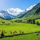 View of a part of Hohe Tauern National Park, Austria.