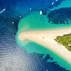 Zlatni Rat beach in Bol, Croatia