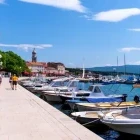 Boats in the harbour on Krk Island, Croatia.