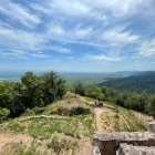 Views on the Alsace walking route, in France.