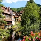 A canal in Kaysersber, France.