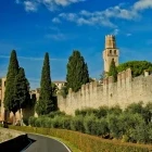 View of Castello di San Salvatore, Susegana, Italy