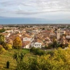 Panoramic view of Conegliano, Italy