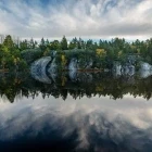 Forest & cliffs in Sörmlandsleden, Sweden