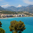 The Mediterranean Sea  at Roquebrune-cap-Martin.