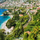 Roquebrune-cap-Martin and Buse Beach.