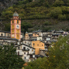 View of Saint-Dalmas-de-Tende in France