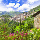 The village of Saorge in France