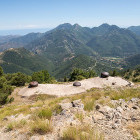 View from Sospel in France