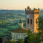 The clock tower at San Miniato.