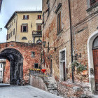 A street in San Miniato.