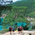 Hikers on the Lycian Way in Turkey