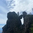 An example of the incredible rock formations in the French Alps.