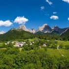 La Jarjatte village in the French Alps, France.