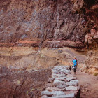 Walking path in Cruzinha, Cape Verde