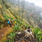 Hiker in Santo Antão, Cape Verde