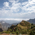 Mountain landscape in Santo Antão, Cape Verde