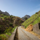 Walking path in Santo Antão, Cape Verde