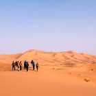 Hiking at Erg Chebbi in the Sahara Desert