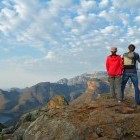 Couple looking out to Blyde River Canyon in South Africa