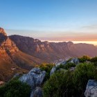 Sunset over Table Mountain