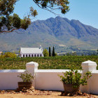 White chapel in Tulbagh, South Africa