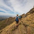 Hiking in Witsieshoek, South Africa.