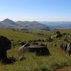 Walking through Malolotja Nature Reserve in Swaziland.