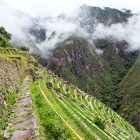 The Choquequirao Inca ruins in Peru.