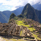 Machu Piccu, a UNESCO World Heritage Site in Peru. 