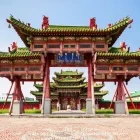 The Bogd Kaan Winter Palace Museum in Ulaanbaatar, capital of Mongolia.