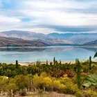 Lake Charvak in Uzbekistan