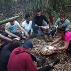 Camp meal in Cambodia