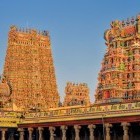 Meenakshi Hindu Temple in Mandurai, India