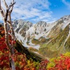 Autumn scenery in Japanese Alps, Nagano