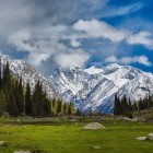Mountain scenery in Kyrgyzstan