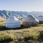 Yurts in Kochkor, Kyrgyzstan